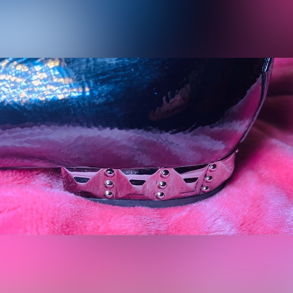 Franco Sarto Women's Shelby Ballet Flat with Metallic Heel, Size 8 - Picture 6 of 6